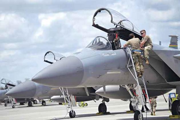 Air Guard F-15s