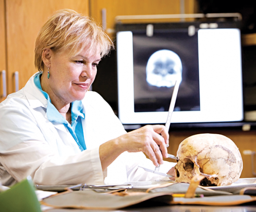 Mary Manhein founded and directed the FACES lab, assisting law enforcement in finding missing persons and human remains. (Photo courtesy of LSU)