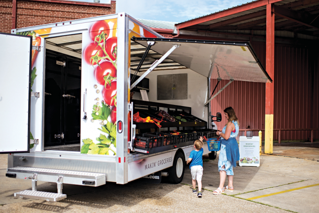 The Second Harvest Makin’ Groceries Mobile Market is scheduled to be at the Southeast Community Center in Eunice starting on Dec. 14. The mobile food truck will sell fresh produce and dairy products and focus on Louisiana products. (Submitted photos) 