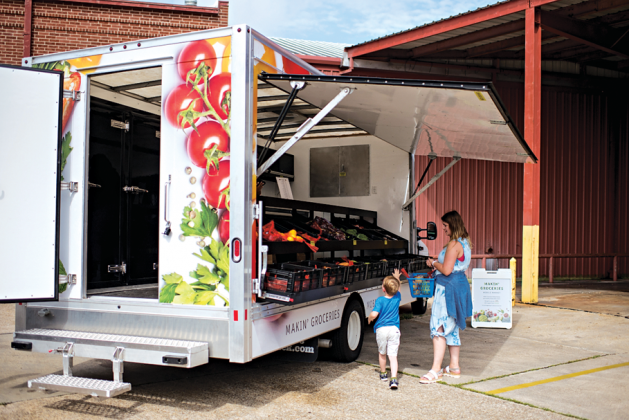 The Second Harvest Makin’ Groceries Mobile Market is scheduled to be at the Southeast Community Center in Eunice starting on Dec. 14. The mobile food truck will sell fresh produce and dairy products and focus on Louisiana products. (Submitted photos)