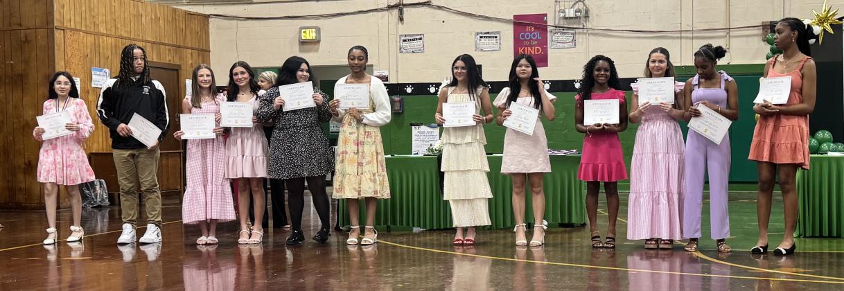 Students at Eunice Jr. High were recognized during Awards Day.