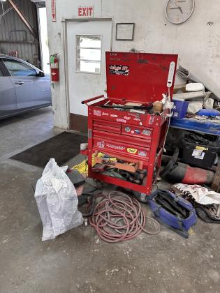 The burglary scene at John R. Young. (St. Landry Crime Stoppers photo)