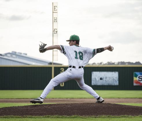 Eunice High’s Braden Rider earned a complete game 2-1  win over North DeSoto in the Class 4-A regional round.
