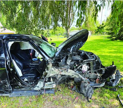 Car wreckage