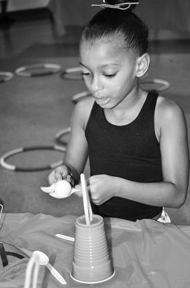 Child playing game