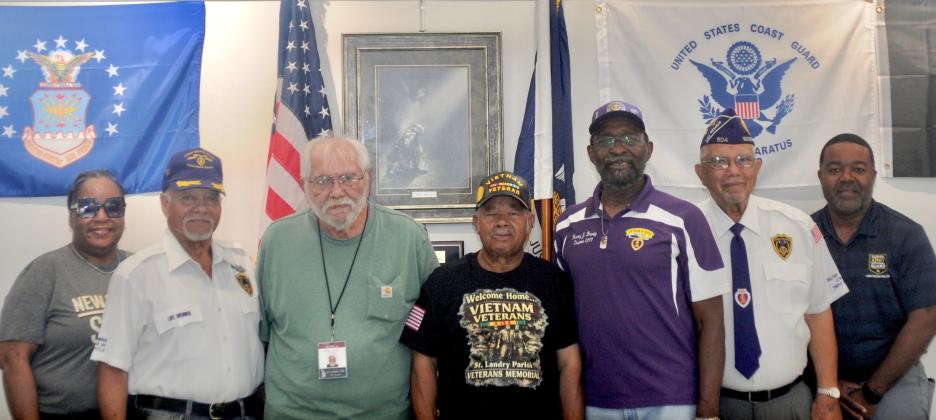 St. Landry Parish Veterans Purple Heart Day group photo