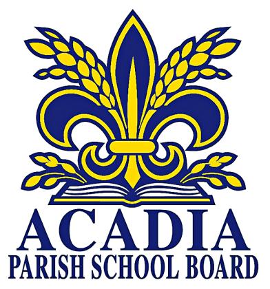 The Acadia Parish School Board has adopted a new logo
