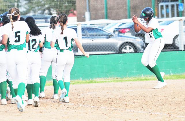 Gabby Mitchell hits program record eighth home run