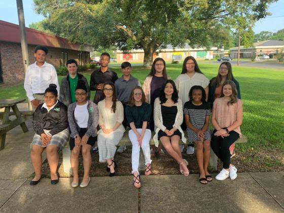 Seventh graders "AB" Honor Roll recipients