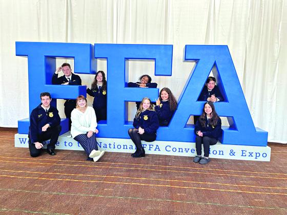 Eunice High FFA Chapter at National FFA Convention