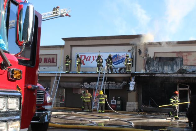Fire at Ray's Bakery