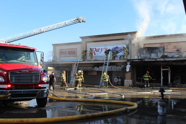 Fire at Ray's Bakery