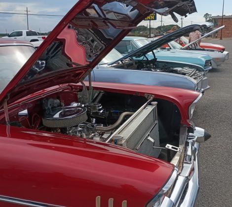 Under the hood view of Classic Cars
