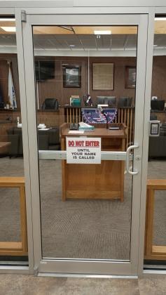 Locking Entrance Door
