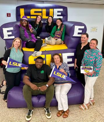 Eunice Highschool teachers representing at LSUE