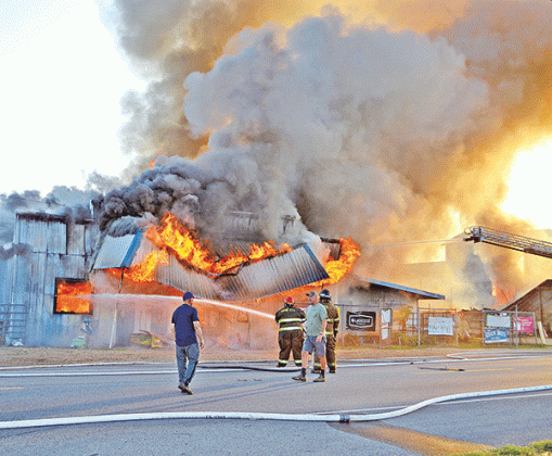 Landry’s Feed Store, an institution in Rayne for over 70 years, was destroyed by fire Thursday morning. Units from Rayne, Branch, Mire, Scott and Crowley responded to the blaze. Dan Landry, who owns the business with his brother Kenneth, was recently honored by Purina as a dealer of the animal nutrition product for 70 years. The building had stood in the 600 block of East Texas Avenue for the past 60 years after it was moved from its original location at 801 S. Polk St. “People have been asking me for years