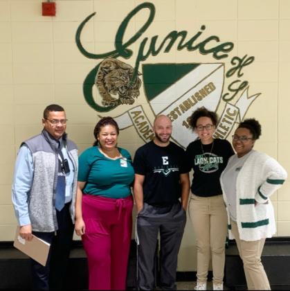 New staff members at Eunice High School
