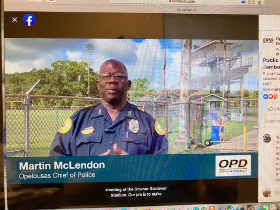 Opelousas Police Chief Martin McLendon
