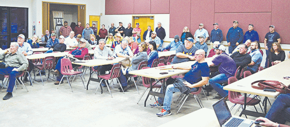 The public form on solar farms was sponsored by the Acadia Parish Police Jury, but no jury action was taken following the event.