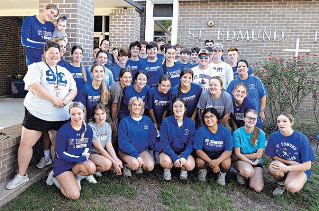 St. Edmund students. (Photos by David Simpson)