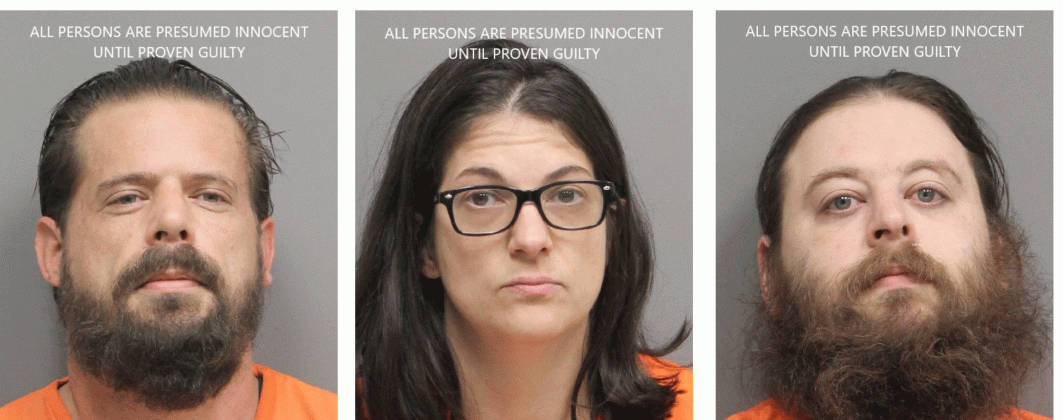 From left, Tyson Perry, Laurie Vasseur and Seth Vuillemont.