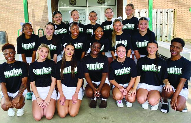The Eunice High School Cheer Team proudly represented their school this week at the SCA Cheer Camp held at McNeese State University, and they didn’t’ come home empty handed.