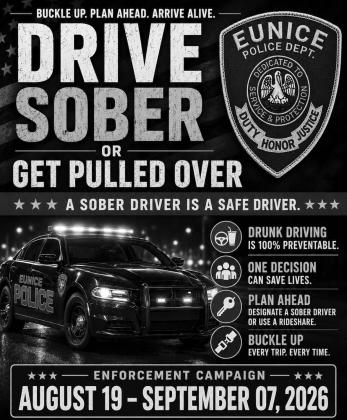 Drive sober or get pulled over