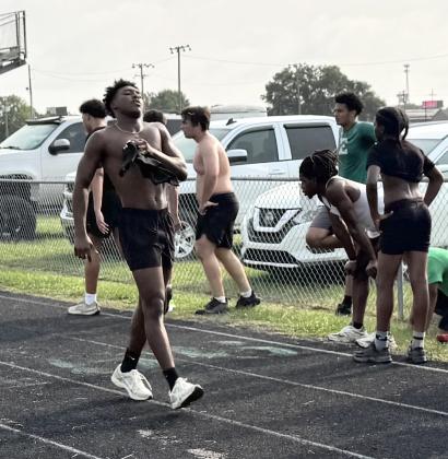 Players tired after practice