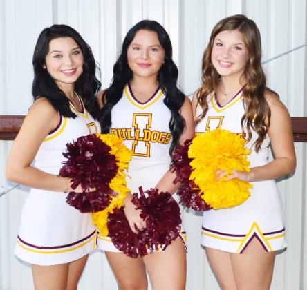 Iota senior cheerleader captains