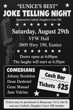 Joke telling night flyer