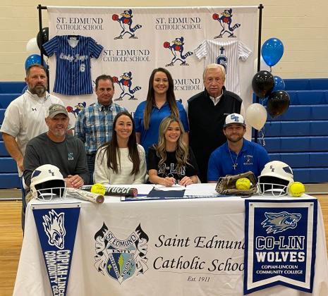 Karleigh Soileau and coaches