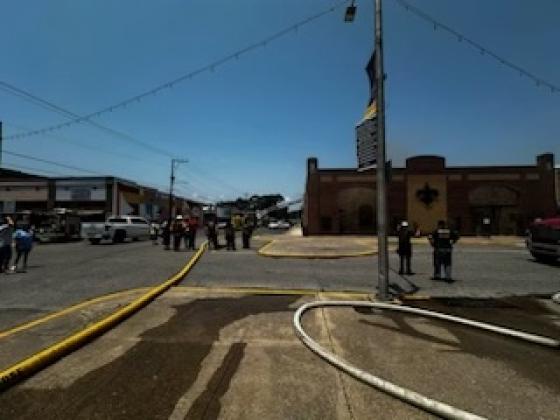A fire is reported underway at Nick's on 2nd Street in Eunice. Dwight Jodon shared these photos of the longtime downtown restaurant.