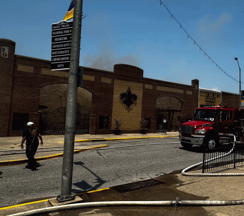 A fire is reported underway at Nick's on 2nd Street in Eunice. Dwight Jodon shared these photos of the longtime downtown restaurant.