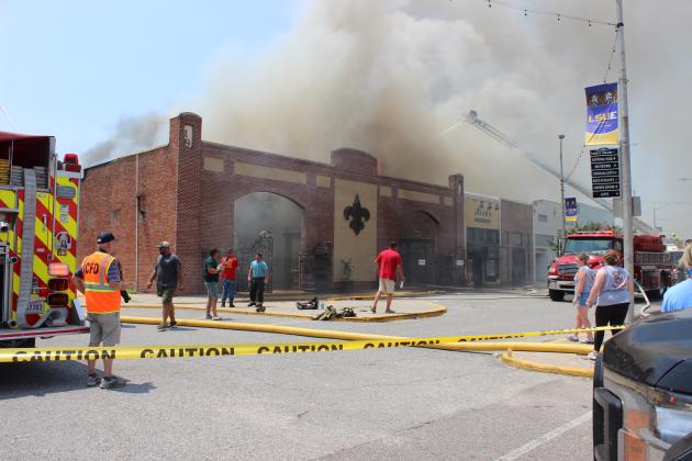 Fire at Nick's on 2nd