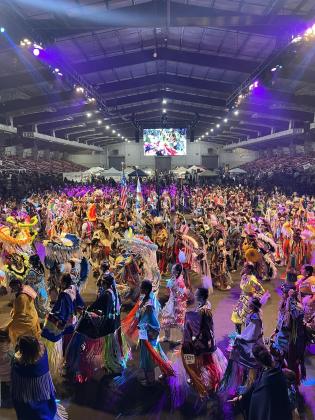 Powwow dance