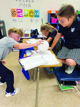 At right, Leo Daggett, Ava Duplechin and Riley Garcille. (Photos submitted)