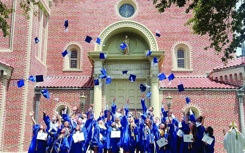 St. Edmund High graduating class of 2026. (Photo by Tommy Trosclair)
