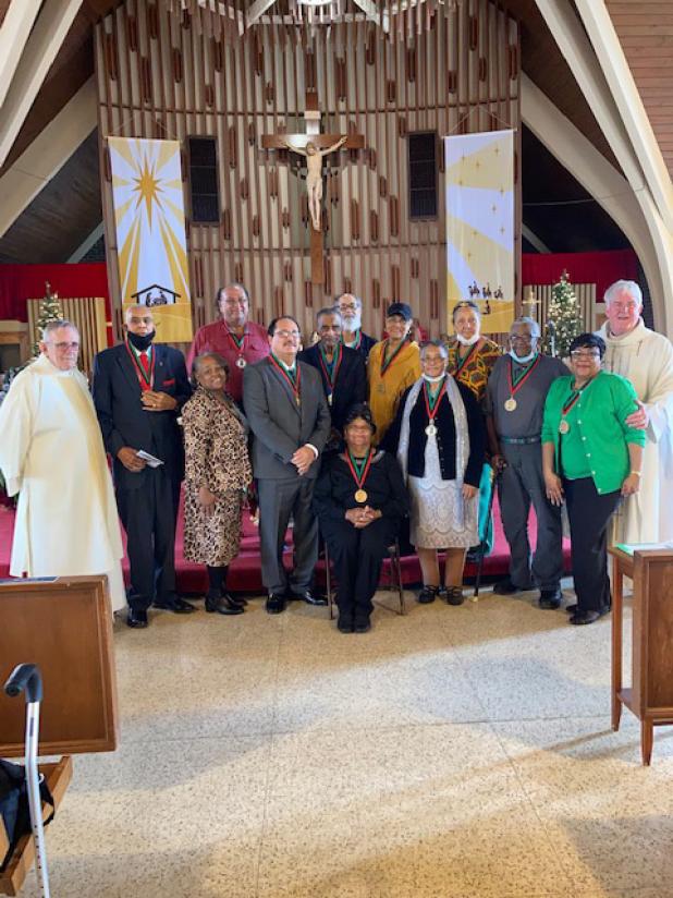Recipients of MLK Service Award were honored at St. Mathilda