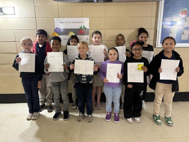 Positive Officer Referrals at East Elementary