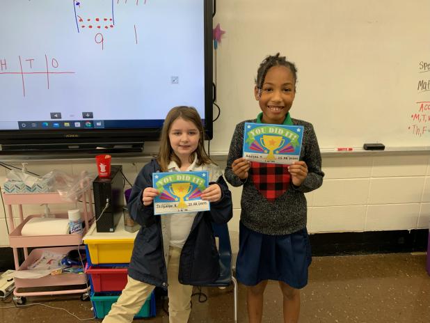 Top readers at East Elementary