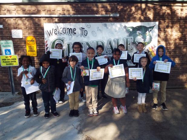 Students of the Month at Glendale