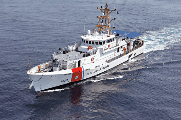 The U.S. Coast Guard Cutter Forrest Rednour arrives Aug. 11, 2018, in San Pedro, California. The vessel is one of dozens Bollinger Shipyard of Lockport has construction for the Coast Guard. (U.S. Coast Guard photo by Petty Officer 3rd Class) 