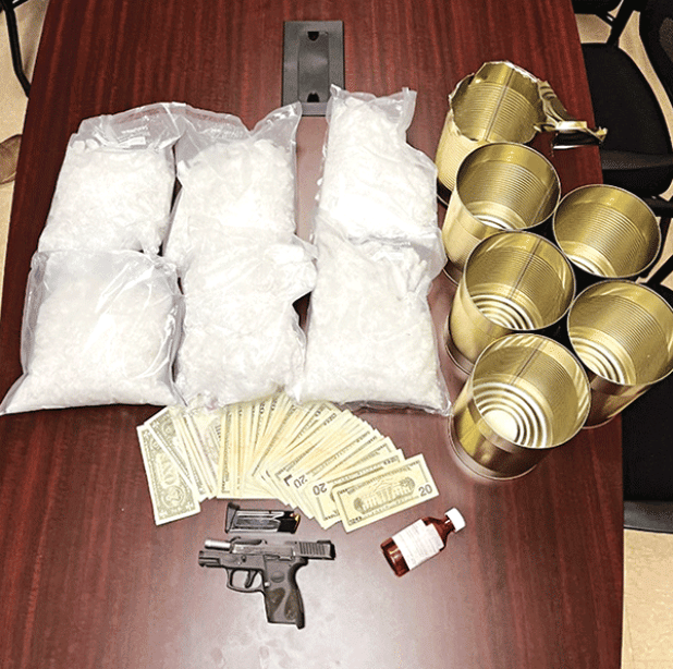 Twenty-four pound of methamphetamine with street value estimated at $200,000 was seized in a drug bust reported by Acadia Parish Sheriff KP Gibson.  (Acadia Parish Sheriff's Office photos)