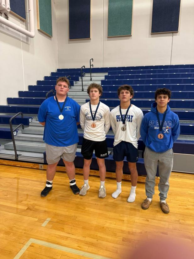St. Edmund finished sixth out of 18 teams. From left, are Charles Sonnier, Wesley Reed, Cooper Berzas and Michael Perron. (Submitted photo)