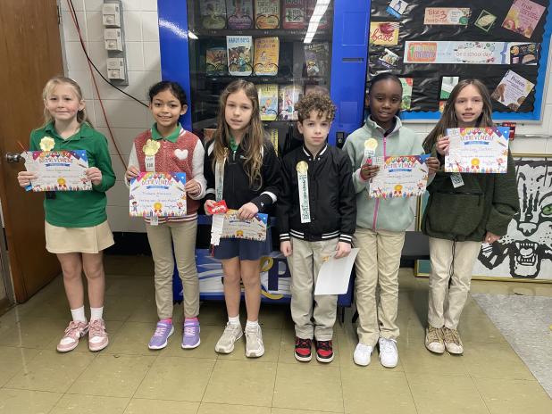 Top AR students at East Elementary