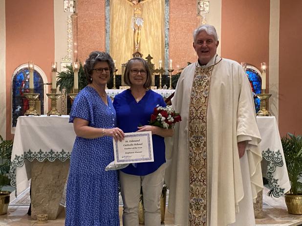 Stephanie Manuel is Elementary Teacher of the Year at St. Edmund