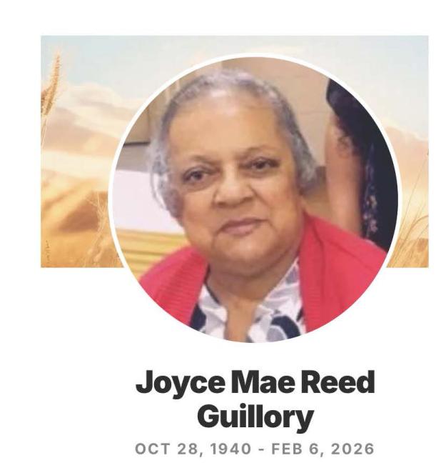 Joyce Mae Reed Guillory