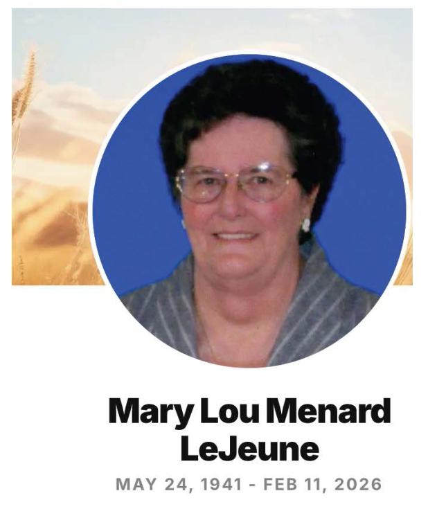 Mary Lou Menard LeJeune