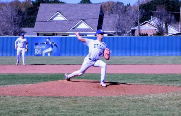 St. Edmund High School pitcher Wyatt Dubois. (Photo by Rhett Manuel)