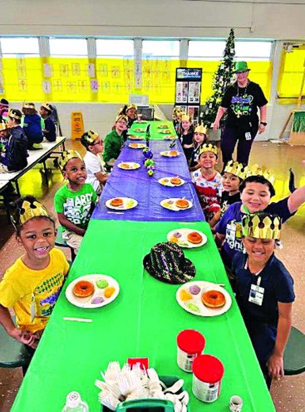 King Cake at Highland Early Learning Center
